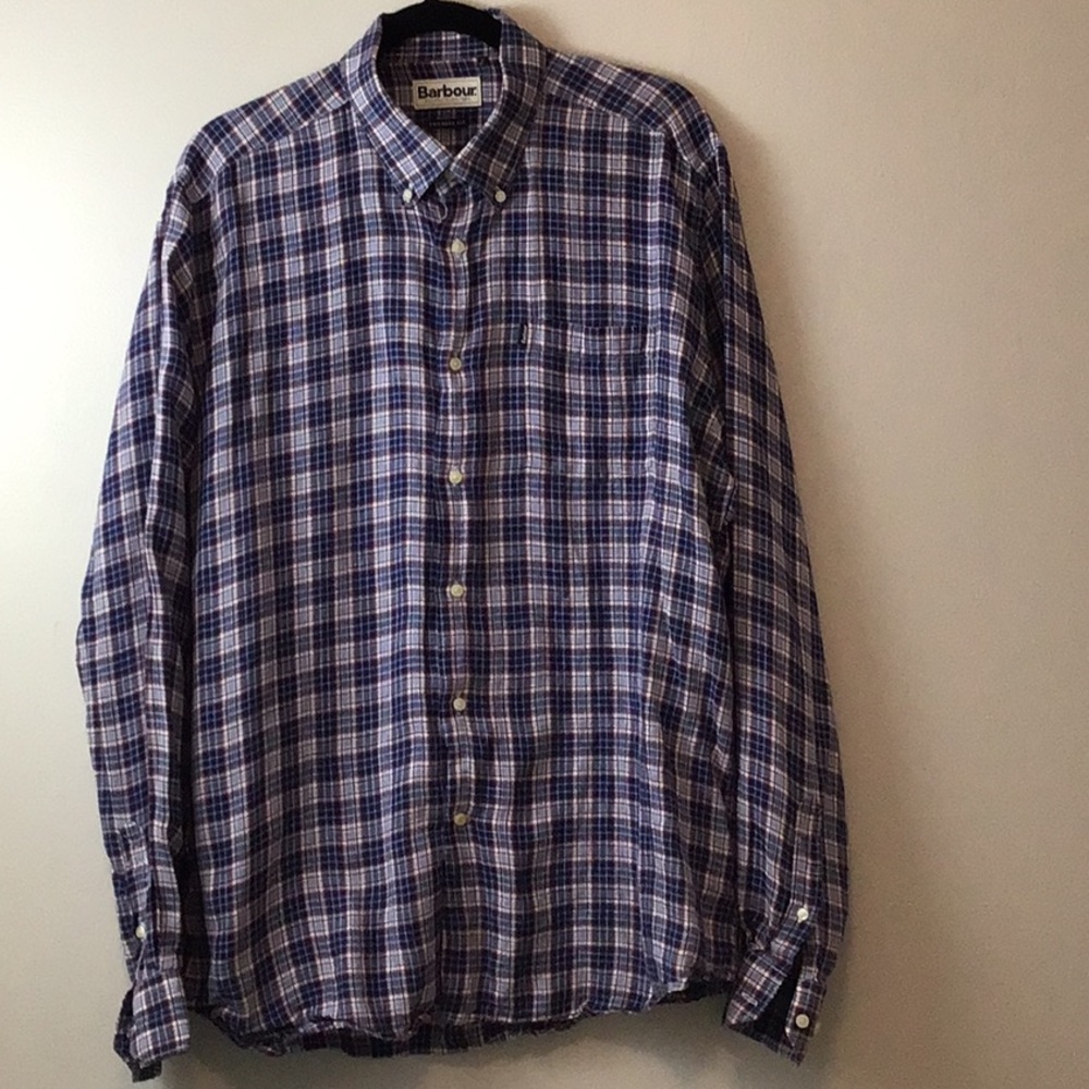 Barbour Casual Linen Button Down Shirt